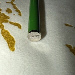 Coach Green Pen with Silver Accents